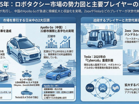 ロボタクシーは「実験」から「日常」へ。米中トップ企業が繰り広げる覇権争いの最前線