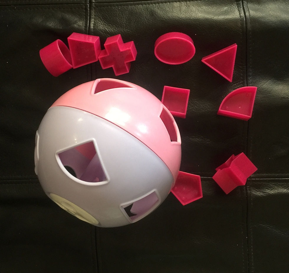 tupperware shape sorter