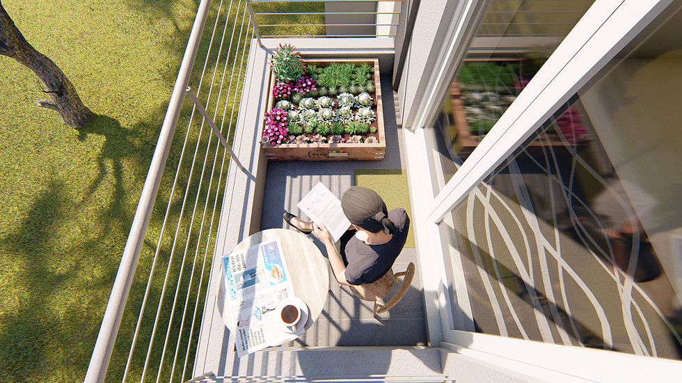 Thumbnail: 1m x 1m raised wooden frame planter