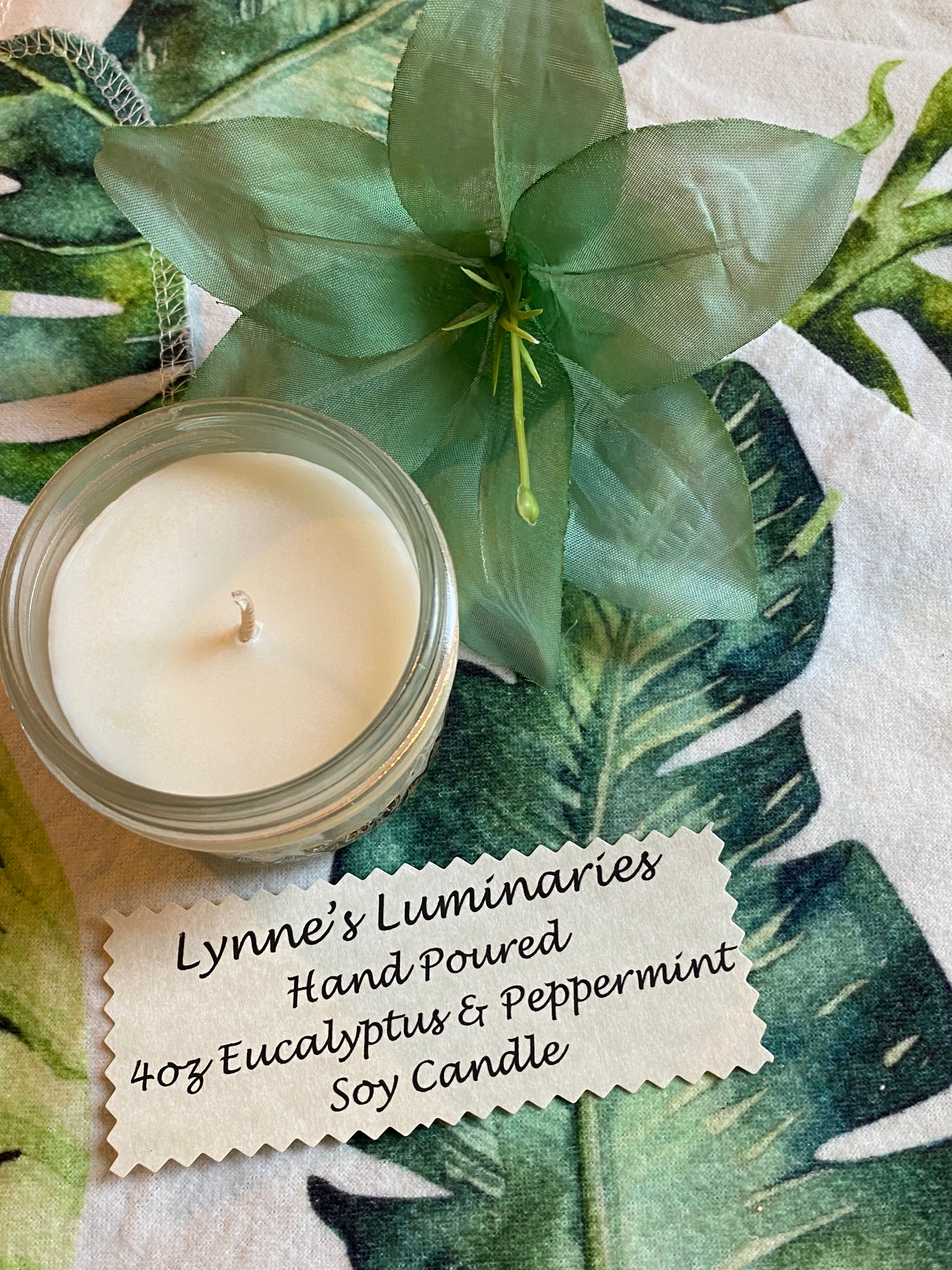 4 oz Eucalyptus & Peppermint Soy Candle