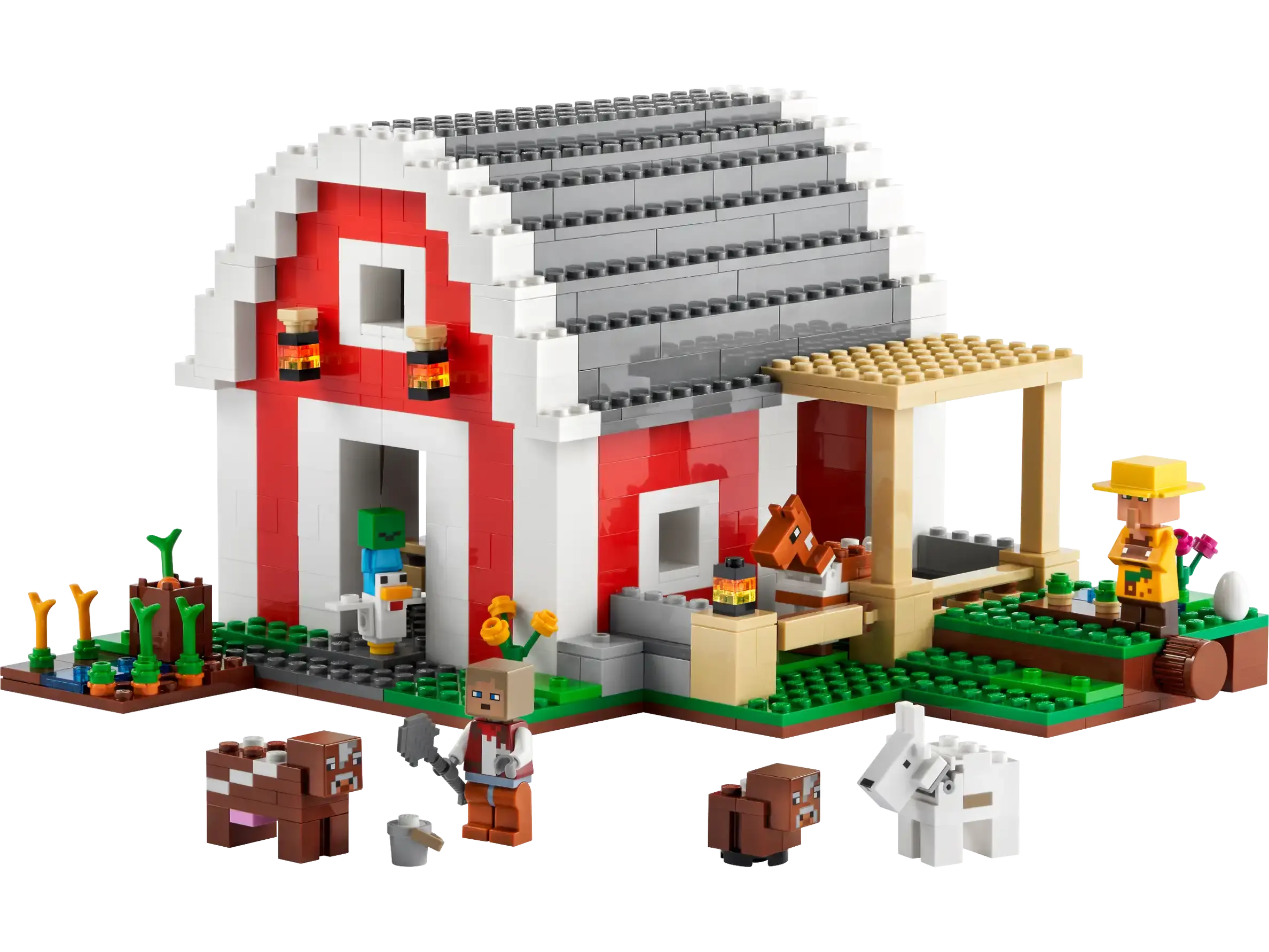 LEGO Display Case for the Red Barn 21187