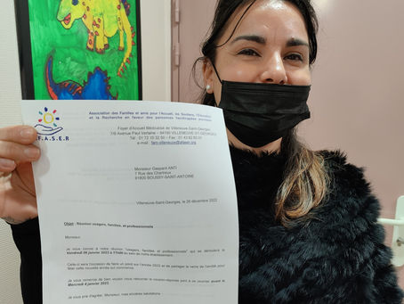 Réunion familles/usagers/professionnels