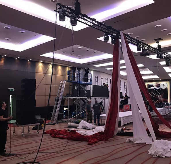Circus themed event with FDG Creative