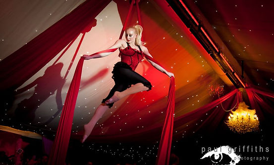 Moulin Rouge themed Silks Act