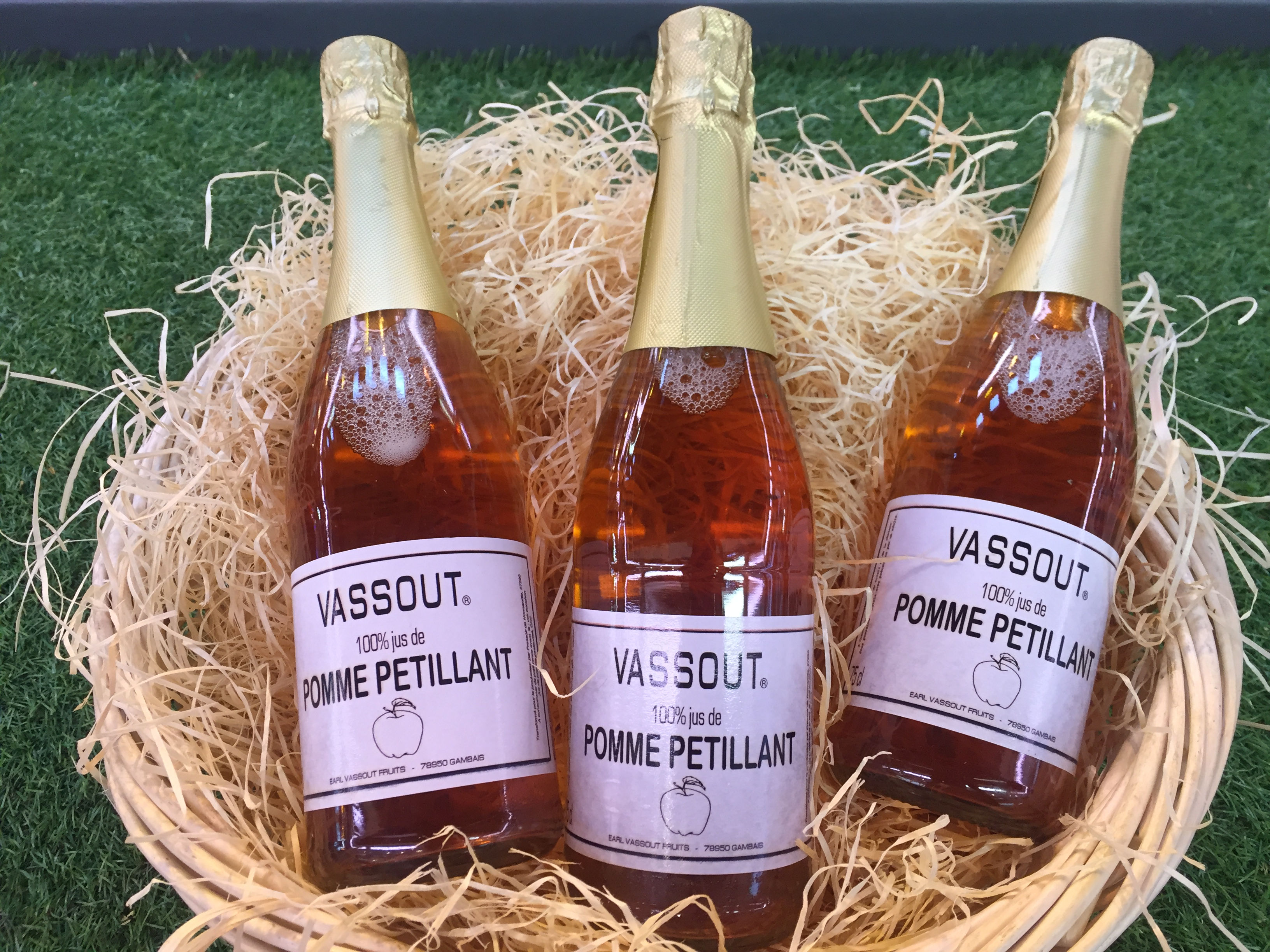 Jus de pomme pétillant