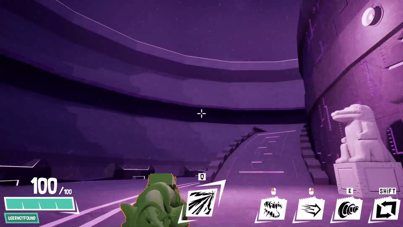 Demonstration of user interface feedback when using the Death Roll ability