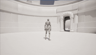 Early design of the arena in engine