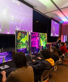 Gator Hucker at the December 2025 Stout Game Expo