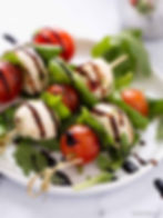 Caprese Skewer w/ Balsamic Glaze