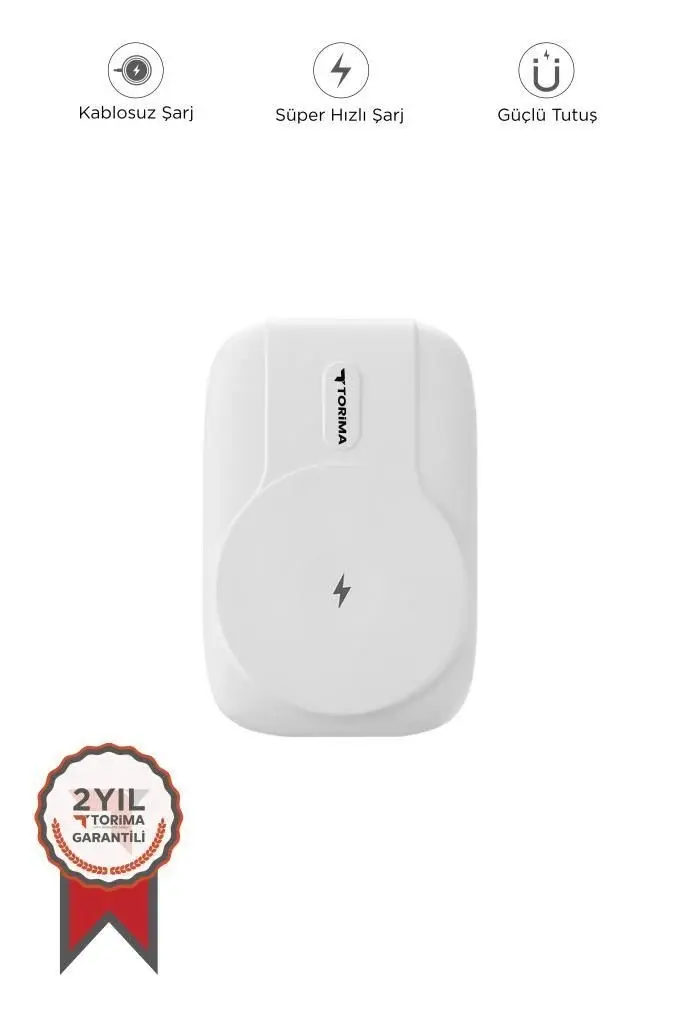Torima TRM-1016 10000mAh Manyetik Kablosuz Powerbank Magsafe Taşınabilir H