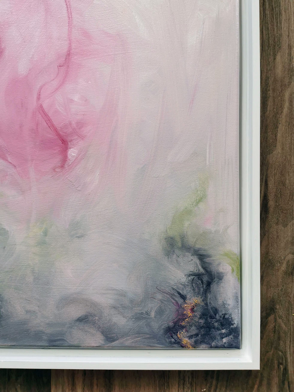 Thumbnail: Inside a flower during a storm (framed)
