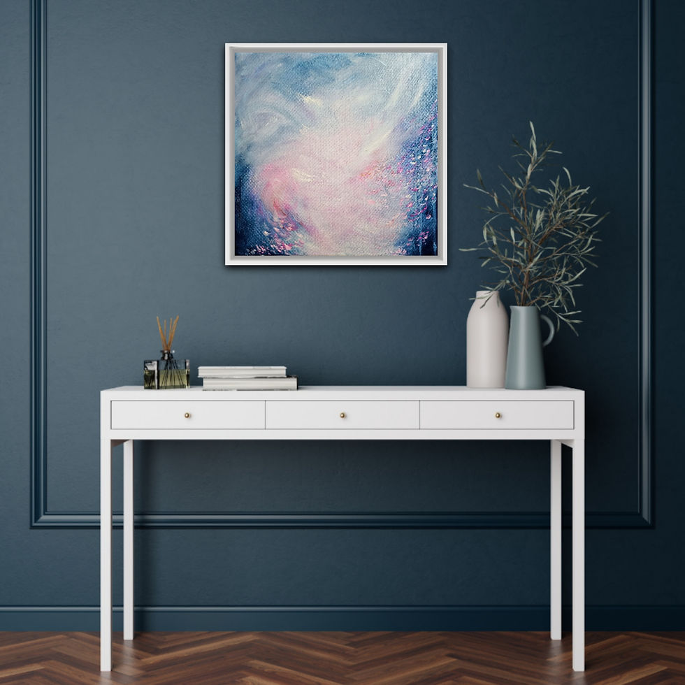 Thumbnail: Heart open to the wind (framed)