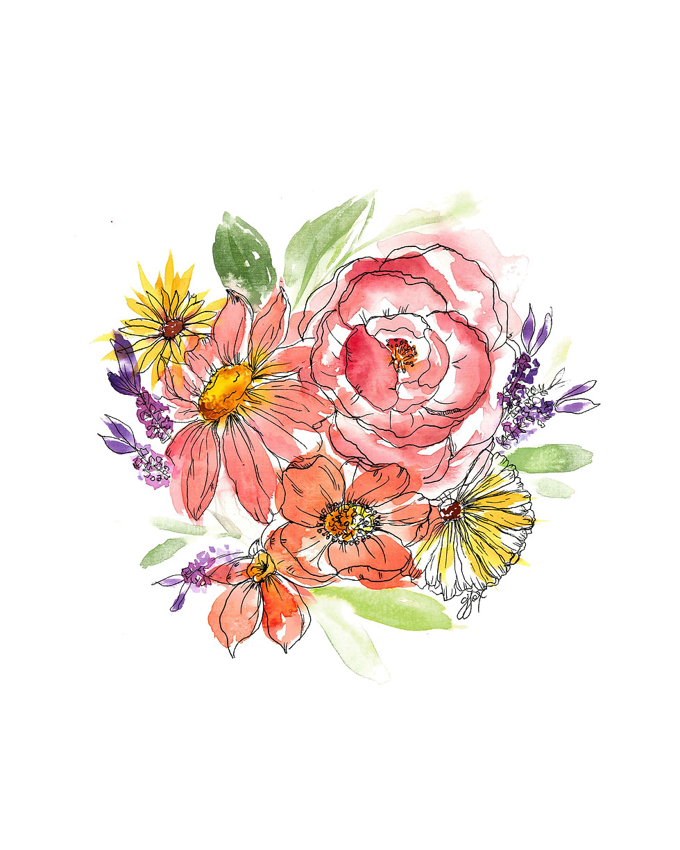 Thumbnail: Watercolour Floral Prints