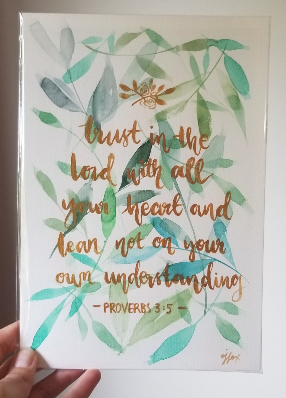 Bespoke one of a kind Watercolours