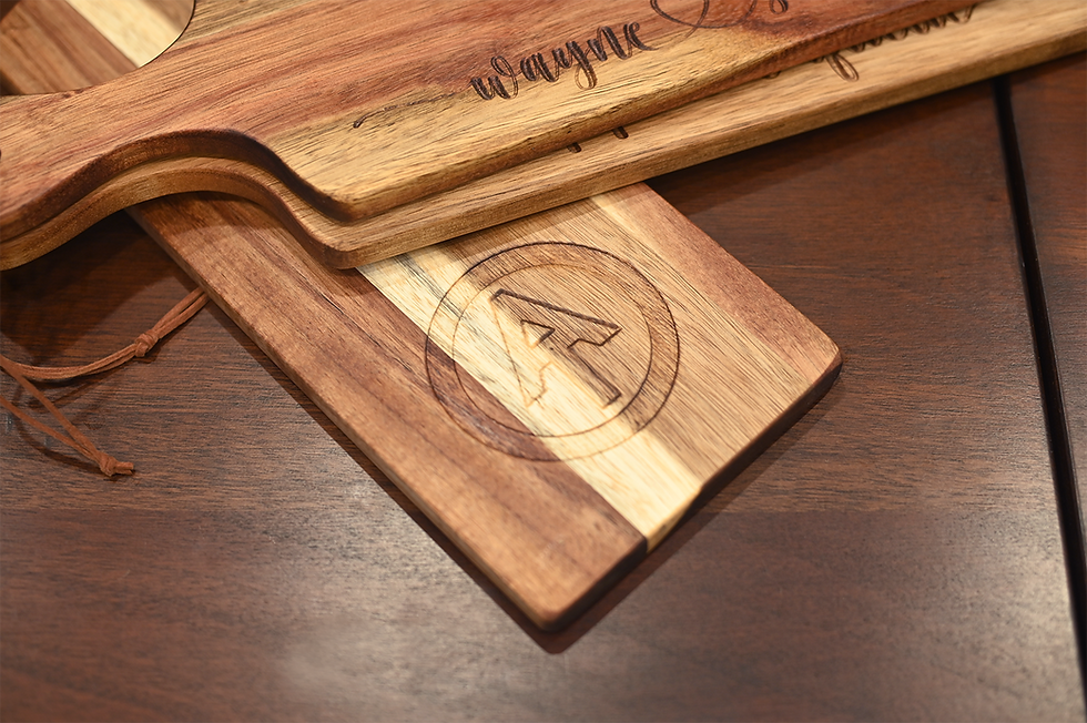 Thumbnail: Engraved Charcuterie Board - 5" x 16" x .5" or 10" x 16" x .5"