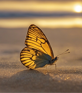 beach, sunset, and a small gold butterfly._edited.png
