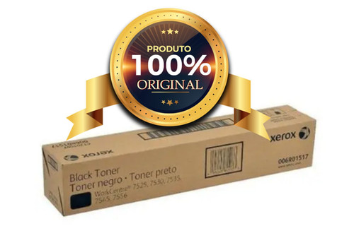 CARTUCHO DE TONER PRETO ORIGINAL PARA XEROX WORKCENTRE 7500