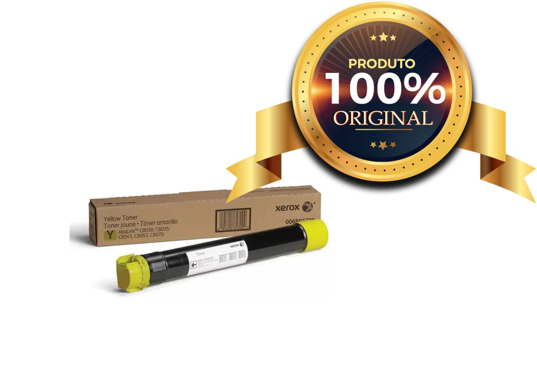 CARTUCHO DE TONER AMARELO ORIGINAL PARA XEROX ALTALINK C8030