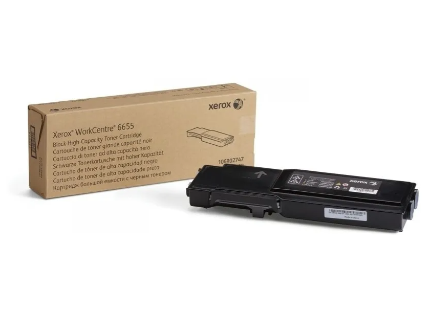 CARTUCHO DE TONER PRETO ORIGINAL PARA XEROX 6655