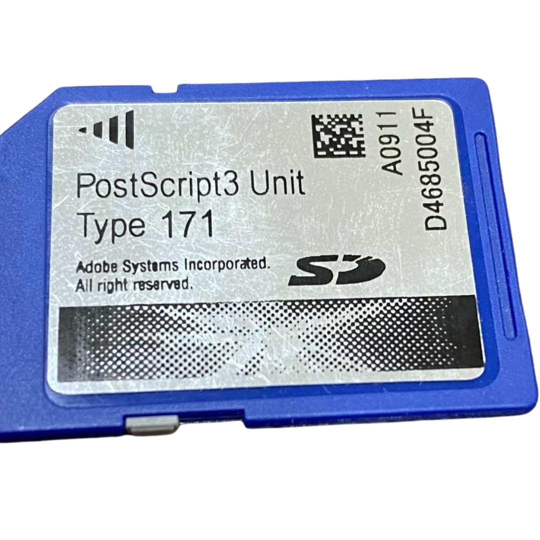 Cartão Postscript - Ricoh Mp 171 Seminovo TYPE 171