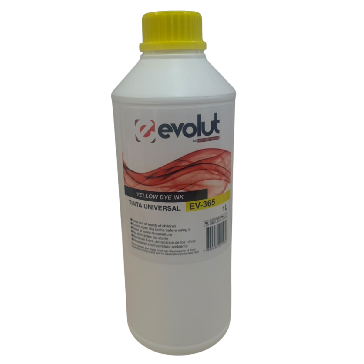 Tinta Compatível Corante Epson Hp Ev365 664 Et504 Gt53 1 Litro Amarelo