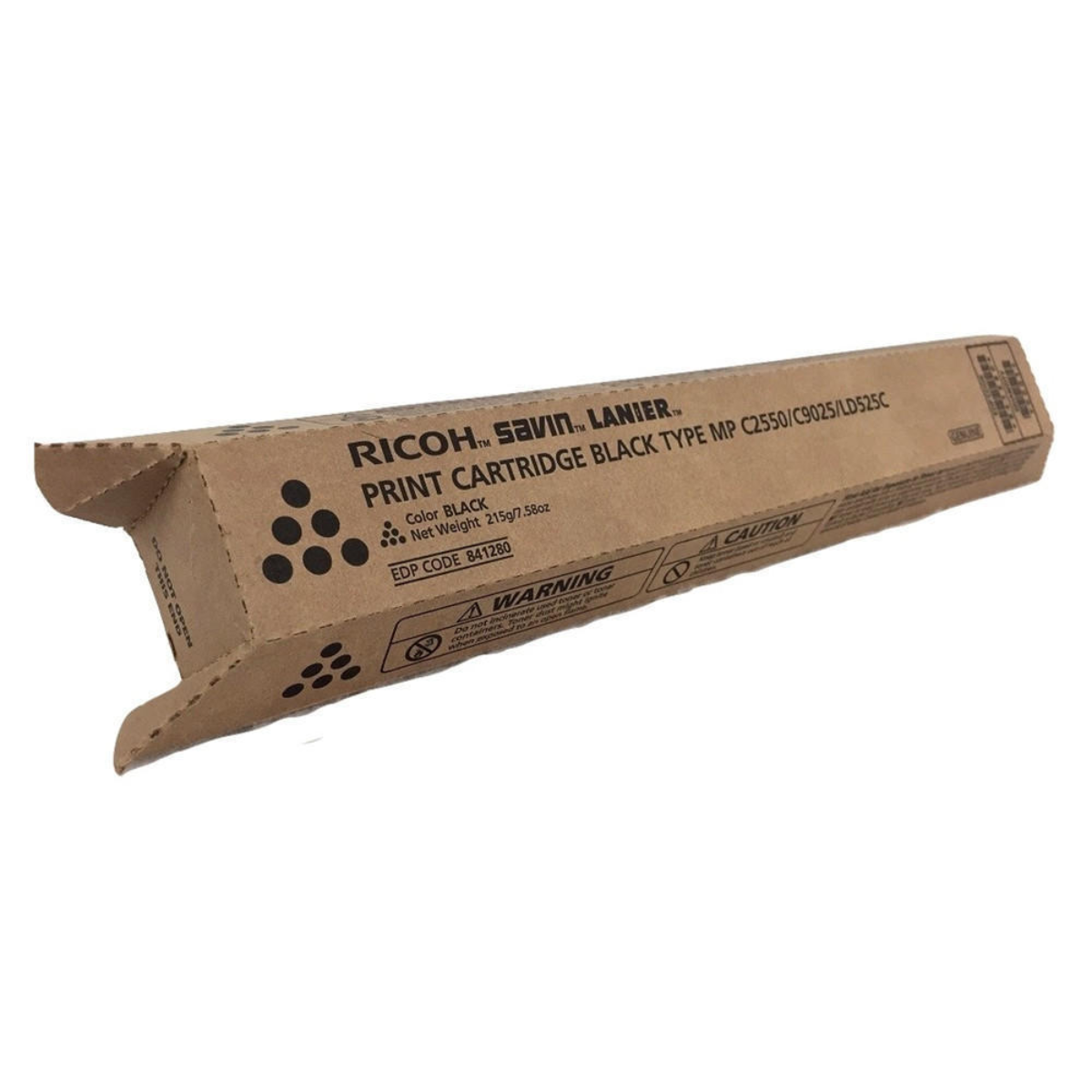 Toner Ricoh MP C2051 MP C2550 C2551 841280 Black Original Novo
