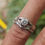 Split Shank Mokume Gane Solitaire with Band option