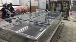 ilha central para frios e congelados