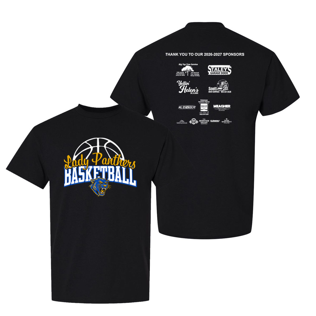 Lady Panthers Basketball T-Shirt