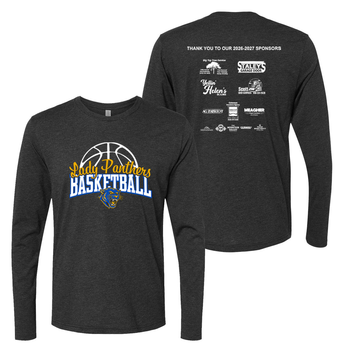 Lady Panthers Basketball Soft Long Sleeve