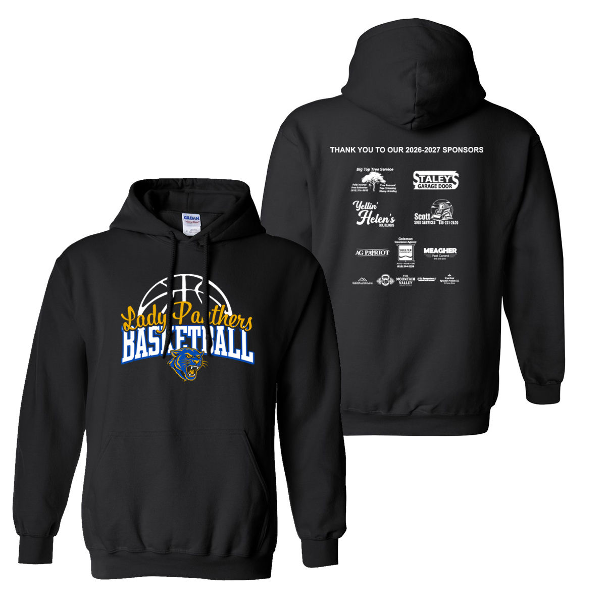 Lady Panthers Basketball Hoodie