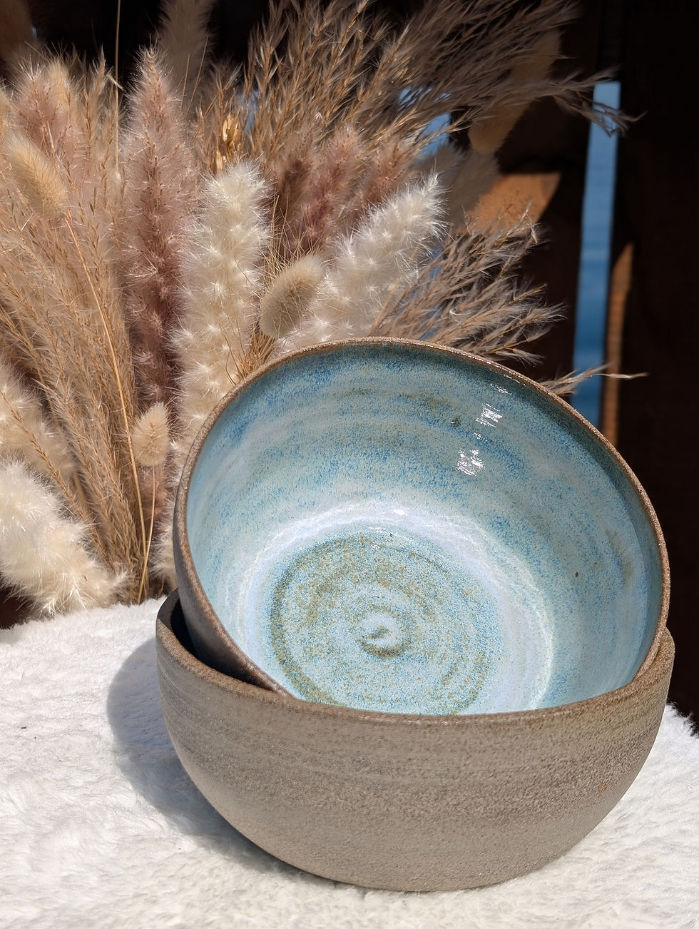 Thumbnail: Blue glaze snack bowl