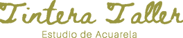 Logo de Tintera Taller, estudio de acuarela para invitaciones de boda