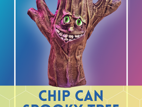 How to Make a Haunted Tree Spirit with a Pringles Can