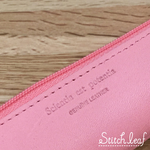 SLIP-ONノワール プチペンケース TBL ターコイズブルー | Stitch