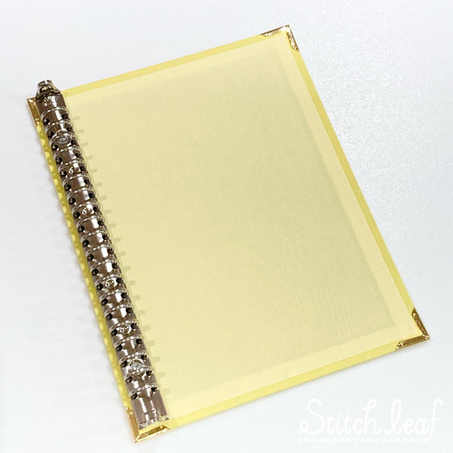 Stitch Leaf ステッチリーフA5サイズ　９点セット SL アルバムリフィル A5サイズ ブラック 9枚セット | Stitch leaf