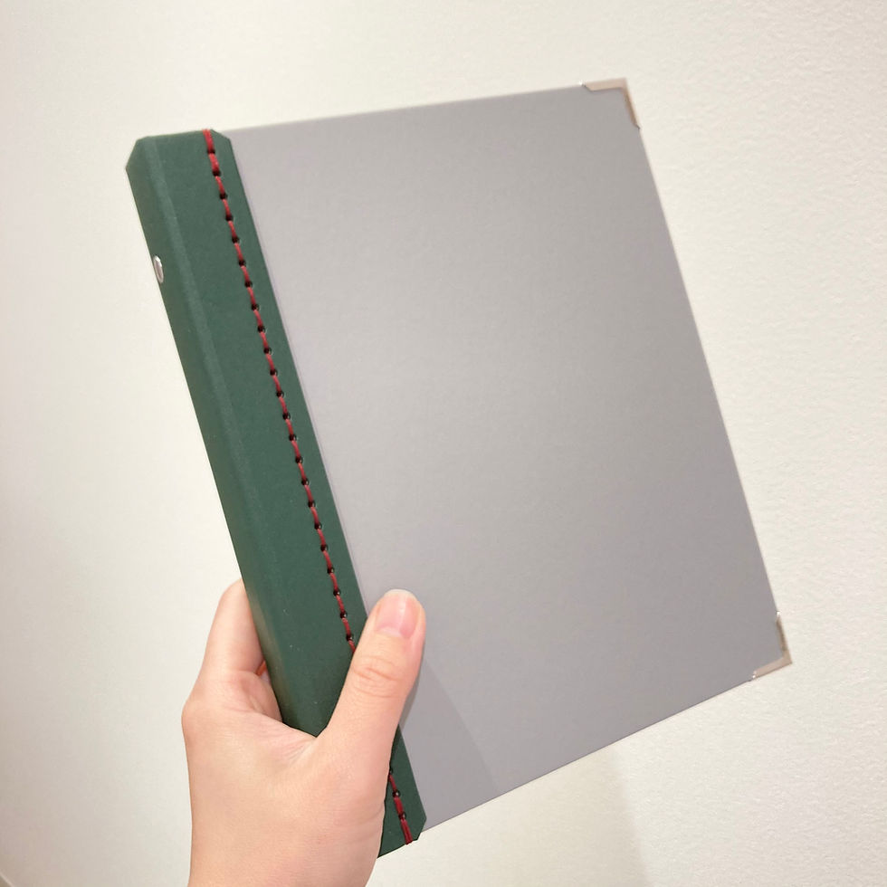 サムネイル： Ａ５サイズ　ＳＬバインダーＮＯ.１6（ｸﾞﾚｰ、ｵﾘｰﾌﾞｸﾞﾘｰﾝ、ｸﾞﾚｰ)