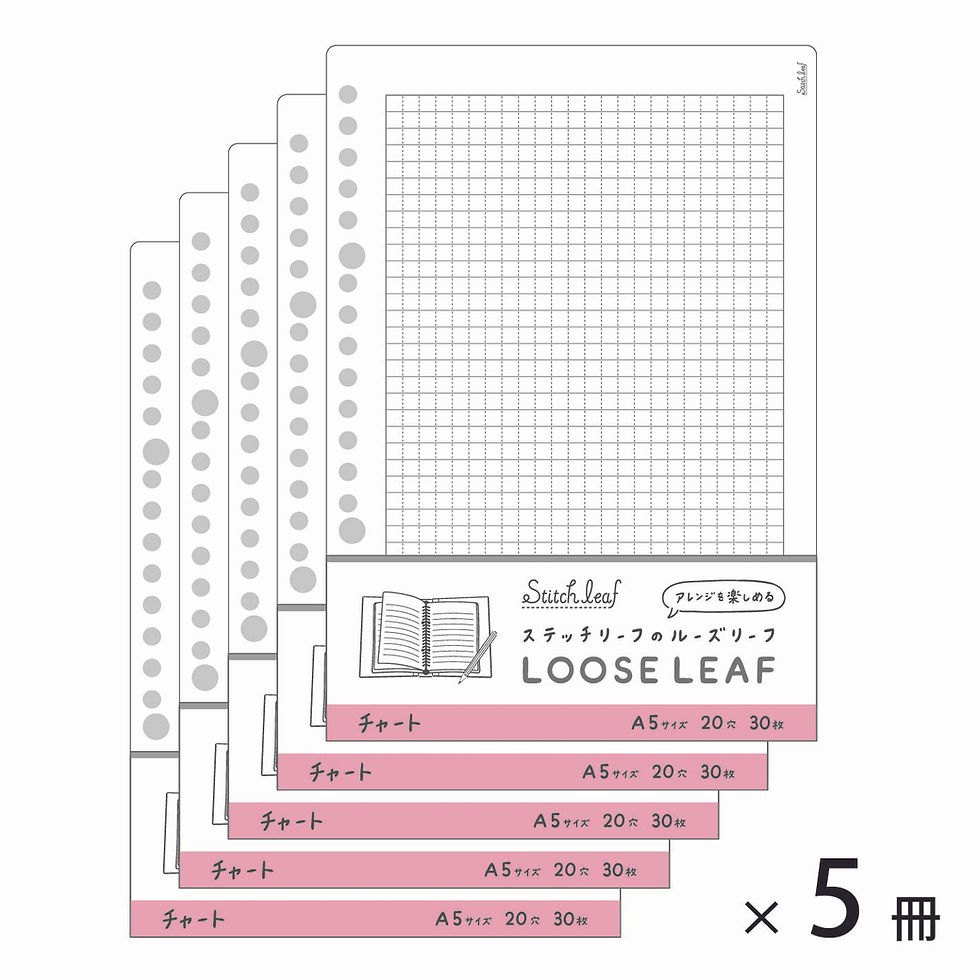サムネイル： ステッチリーフ のルーズリーフ⑭チャート