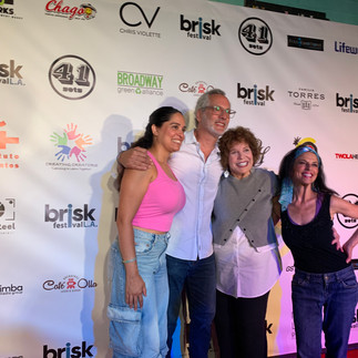 Pamela Heffler, Todd Felderstein, Ellen Gerstein, Sandra Valladares at Brisk Festival III 2023 (Photo Courtesy Brisk Festival LA)