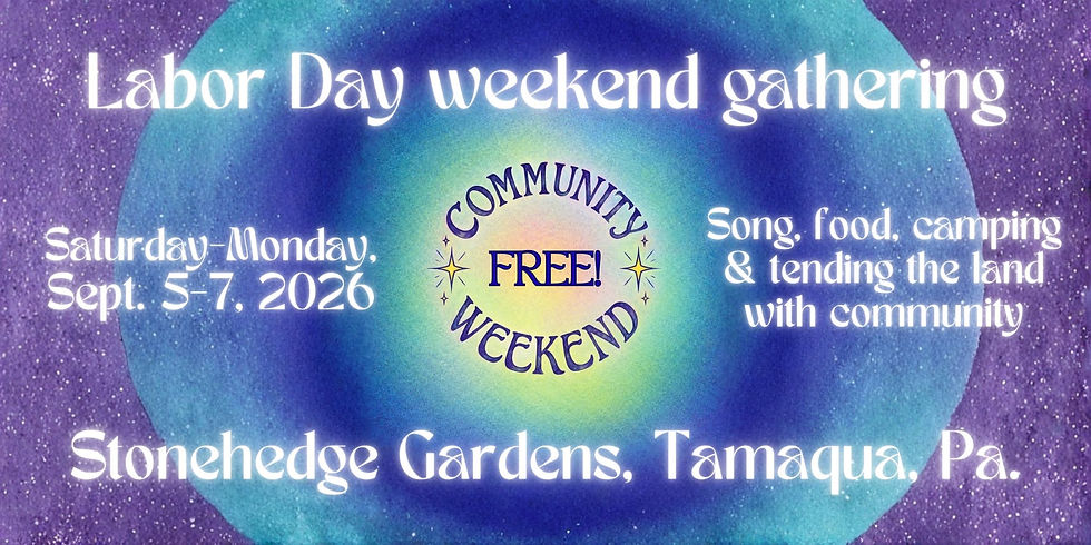 Stonehedge Community Weekend