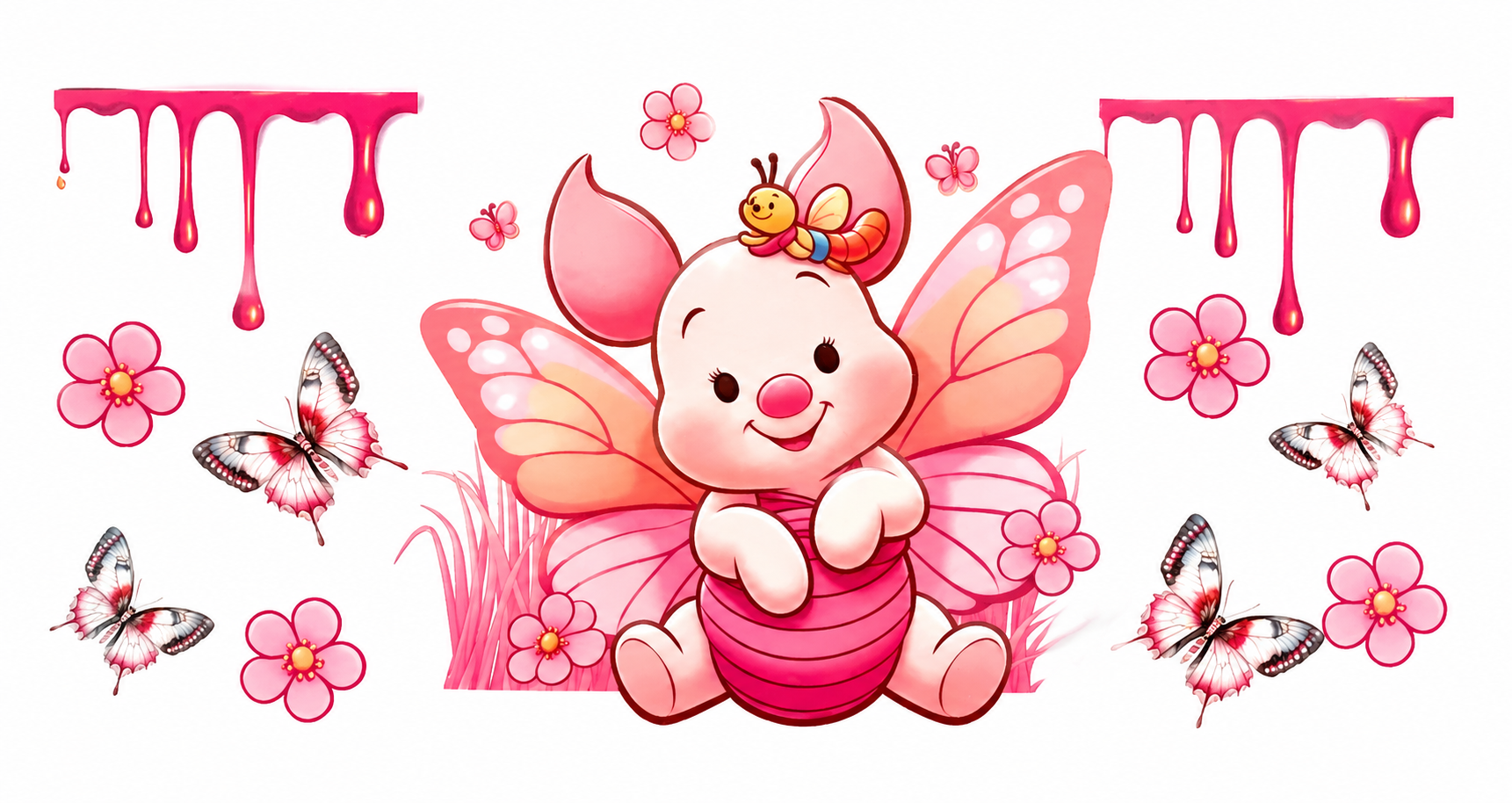 Pink Piglet Fairy Garden/ Disney