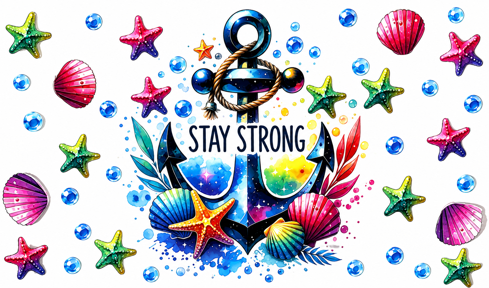Stay Strong Nautical Anchor