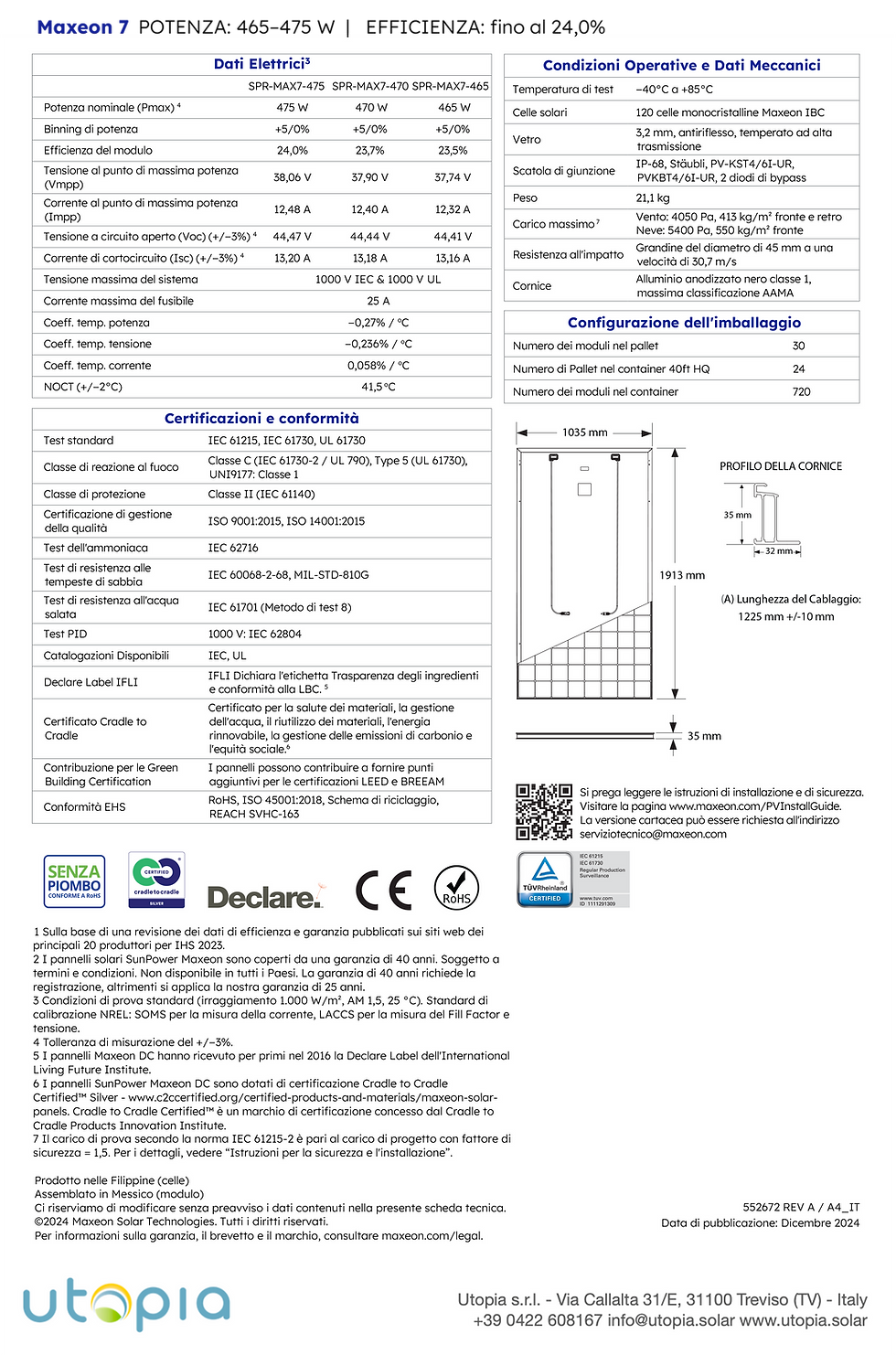 Miniatura: SUNPOWER SPR-MAX7 465W–475 W