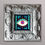 Thumbnail: Painting Eye turquoise framed 