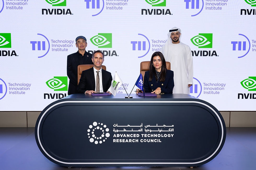 Abu Dhabi’s TII and NVIDIA Launch Middle East’s First Joint ‘AI & Robotics’ NVAITC Research Lab (Photo: AETOSWire)