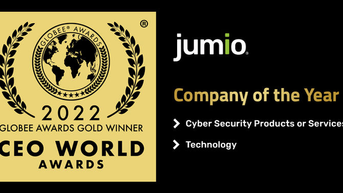 Jumio named gold winner in 10th annual 2022 CEO World Awards®