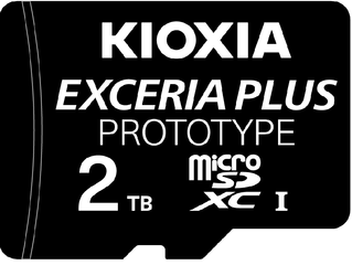 Kioxia unveils industry’s first 2TB MicroSDXC memory card working prototypes