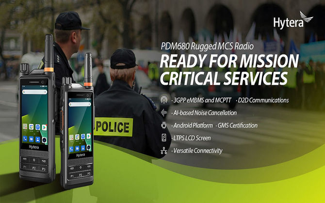 Hytera rugged MCS radio PDM680 empowers public safety’s in-depth digital transformation