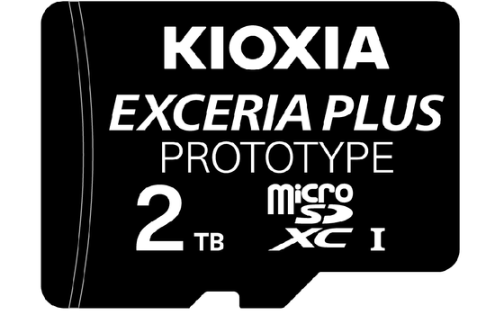 Kioxia unveils industry’s first 2TB MicroSDXC memory card working prototypes