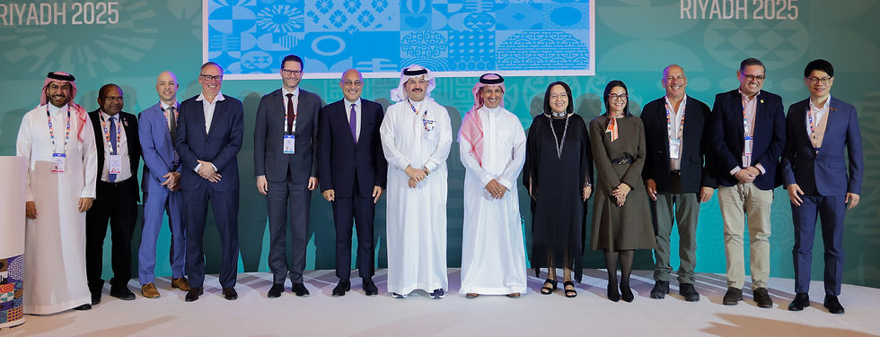 His Excellency Ahmed Al Khateeb, Saudi Arabia's Minister of Tourism and Chairman of TOURISE, launches the TOURISE Destination Initiative, a global coalition to shape the future of tourism through a destination-centric approach, with co-chairs H.R.H. Prince Turki bin Talal bin Abdulaziz Al Saud, Governor of Aseer Province, and Luigi Brugnaro, Mayor of Venice. They are joined with the TDI founding members and mayors